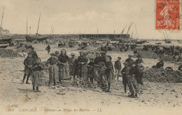 CPA35- CANCALE- Pecheurs Au Triage Des Huitres - Cancale