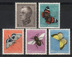 Switzerland 1950 Mi 550-554 MNH  (ZE1 SWT550-554) - Other