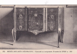 A24397 -Musee Des Arts Decoratifs “Commode En Marqueterie” Postcard Paris - Pittura & Quadri