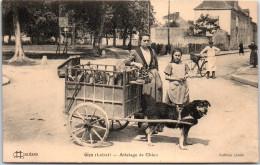 45 GIEN - Attelage De Chien - La Boulangere  - Gien