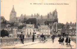 45 GIEN - Le Pont Et Le CHATEAU(attelage De Chien) - Gien