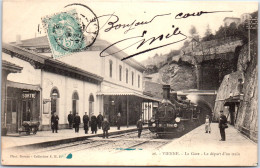 38 VIENNE - La Gare - Le Depart D'un Train  - Vienne