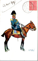 ILLUSTRATEUR - Officier Prussien A Cheval  - Chantilly