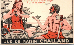 PUBLICITE - Jus De Raisin Challand  - Werbepostkarten