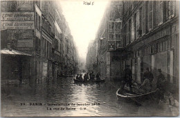 75006 PARIS - Crue De 1910, La Rue De Seine. - Arrondissement: 06