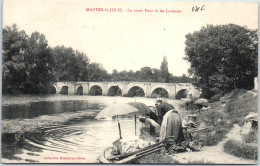 78 MANTES LA JOLIE - Le Vieux Pont, Les Laveuses. - Mantes La Jolie