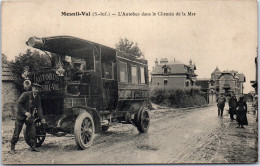 76 MESNIL VAL - L'autobus Dans Le Chemin De La Mer  - Other & Unclassified