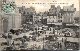 62 BOULOGNE SUR MER - La Place Dalton, Un Jour De Marche. - Boulogne Sur Mer