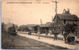 60 MARSEILLE EN BEAUVAISIS - La Gare - Les Quais  - Sonstige & Ohne Zuordnung