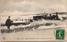 48 Ligne De La Bastide A Mende, Train Bloque Par La Neige  - Autres & Non Classés