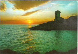 Livorno (Toscana) Torre Di Calafuria, Tramonto, Calafuria Tower, Sunset, Tour Calafuria, Coucher Du Soleil - Livorno