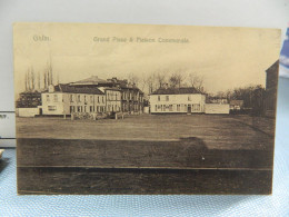 GHLIN: LA GRAND PLACE ET MAISON COMMUNALE  1914 - Mons