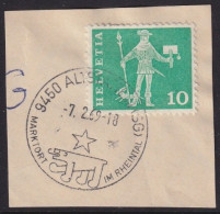Werbedatumstempel K389  "Altstätten SG Marktort Im Rheintal"        1969 - Postmark Collection
