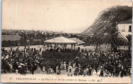 ALGERIE - PHILIPPEVILLE - Place De La Marine Pendant La Musique  - Skikda (Philippeville)