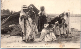 MAROC - Types Marocains, Une Famille De Nomade  - Other & Unclassified