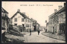 CPA Arthies, Rue Principale  - Arthies