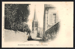 CPA Asnières-sur-Oise, Eglise Et Presbytère  - Asnières-sur-Oise