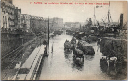 44 NANTES - Crue De 1910, Quais St Louis & E Renaud - Nantes