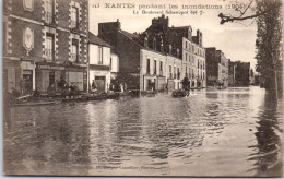 44 NANTES - Crue De 1904, Le Boulevard Sebastopol  - Nantes