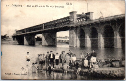 56 LORIENT - Pont Du Chemin De Fer Et La Passerelle  - Lorient