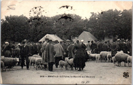 50 SAINT LO - La Foire, Le Marche Aux Moutons. - Saint Lo