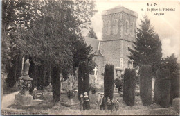 50 SAINT JEAN LE THOMAS - Vue De L'eglise. - Other & Unclassified