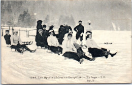 38 Les Sports D'hiver En Dauphine, En Luge. - Other & Unclassified