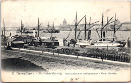 RUSSIE - SAINT PETERSBOURG - Le Quai Nicolas  - Russie