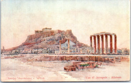 GRECE - AHTENES - Vue De L'acropole (d'apres Gravure) - Greece