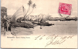 CEYLAN - COLOMBO - Native Fishing Boats  - Sri Lanka (Ceylon)