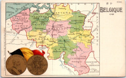 Belgique - Carte Geographique Du Royaume. - Sonstige & Ohne Zuordnung