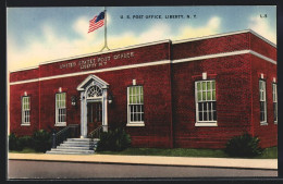 AK Liberty, NY, U.S. Post Office  - Autres & Non Classés