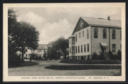 AK St. Josephs, NY, Convent, Post Office And Mountain School  - Andere & Zonder Classificatie