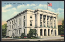 AK Salisbury, NC, US Post Office  - Autres & Non Classés