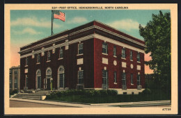 AK Hendersonville, NC, Post Office  - Andere & Zonder Classificatie