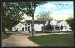 AK Claryville, NY, Store And Post Office  - Andere & Zonder Classificatie