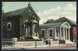 AK Ambler, PA, First National Bank & Post Office  - Autres & Non Classés