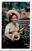 INDOCHINE - SAIGON - Jeune Musicienne Vietnamienne  - Viêt-Nam