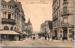 10 TROYES - La Rue De La Republique, Perspective -  - Troyes