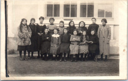 58 ENTRAINS SUR NOHAIN - CARTE PHOTO - Ecole De Filles 1914 - Andere & Zonder Classificatie