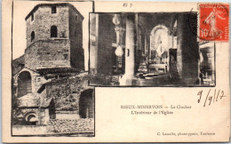 31 RIEUX MINERVOIS - Le Clocher & Interieur De L'eglise - Other & Unclassified