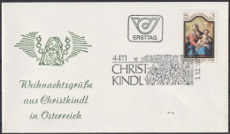 Österreich: 1978, Blankobrief In EF, MI. Nr. 1591, 3 S. Weihnachten, ESoStpl. 4411 CHRISTKINDL Vom 1.12.1978 - Weihnachten