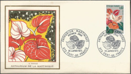 FRANCE FDC N° 1738 - 1970-1979