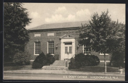 AK Haddonfield, NJ, US Post Office  - Autres & Non Classés