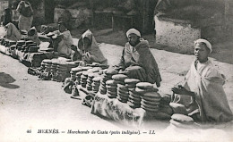 CPA Maroc - Meknès - Marchands De Casia (pain Indigène) (verso Vierge) - Meknes