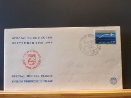 105/919   SPECIALE VLUCHT PHILIPS 1966 - Airmail