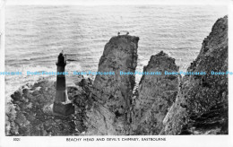 R175649 3021 Beachy Head And Devils Chimney. Eastbourne. C. Richter. RP. 1953 - Welt