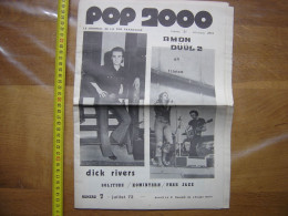 1972 Journal POP 2000 N7 Amon Duul Dick Rivers Solitude Komintern Free Jazz - Musik