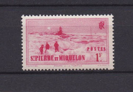 SAINT PIERRE ET MIQUELON 1938 TIMBRE N°181 NEUF AVEC CHARNIERE PHARE - Unused Stamps