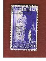 ITALIA REPUBBLICA  -  UNIF. 659 - 1951  ARTE TESSILE   - USATO (USED) - 1946-60: Used